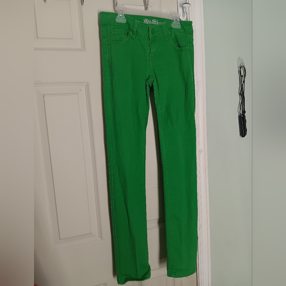 St. Patrick's Day green skinny jeans size 5